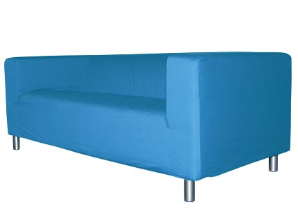 Webdesign Aktion Blaues Sofa